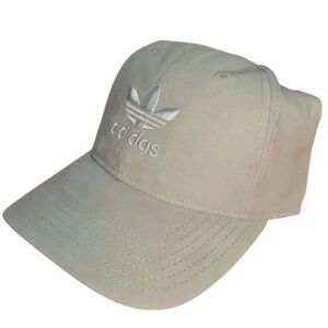 NWT Adidas Originals Unisex Relaxed Plus Strapback - clear brown suede/white